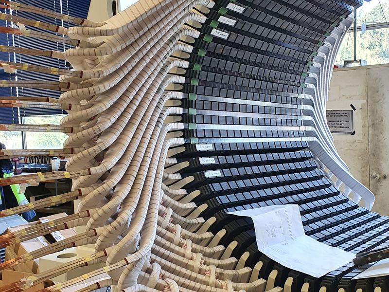 Preformed Windings high voltage coils in stator with the customers