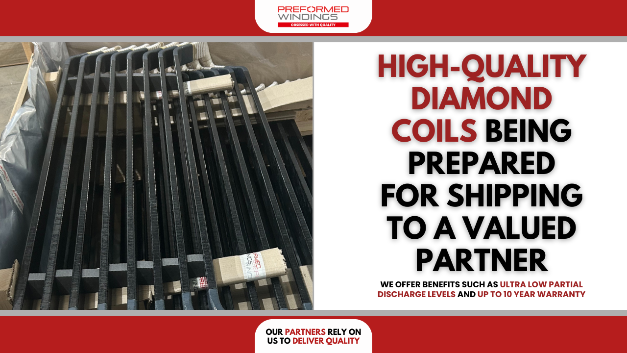 High-quality diamond coils being prepared to be shipped to a valued partner