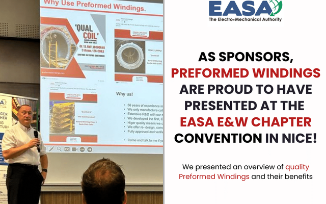 Preformed Windings give presentation at the EASA Convention, 2023