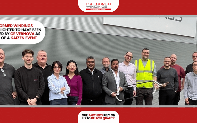 Preformed Windings welcome GE Vernova to our facility for Kaizen Event