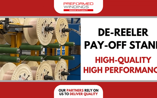 Video of our high performance De-Reeler Pay-Off stand rotating in the factory