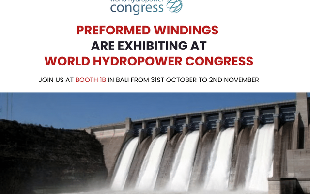 Preformed Windings to exhibit at World Hydropower Congress in Bali