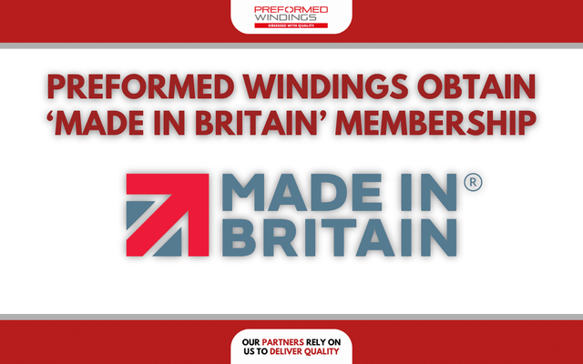 Preformed Windings Become Official Members of ‘Made in Britain’