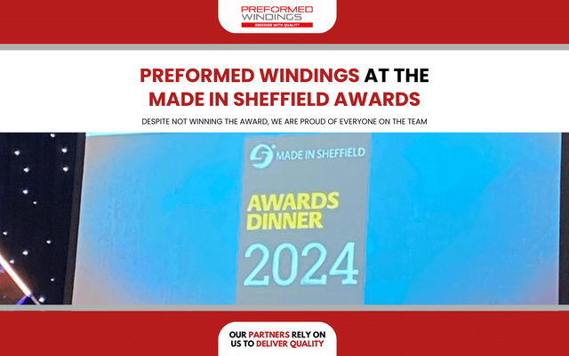 Preformed Windings had a great evening at the Made in Sheffield Awards