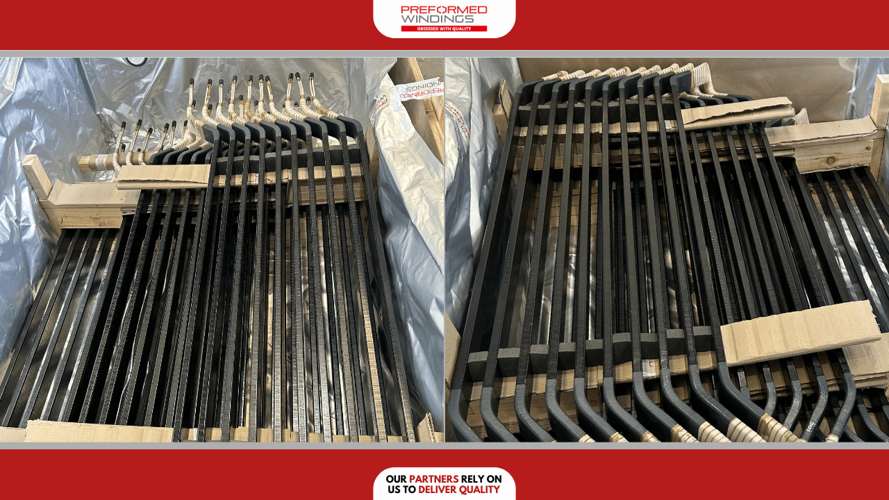 Superb high-voltage diamond coils manufactured and packed