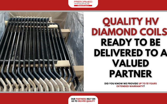 More Quality High-Voltage Diamond Coils Ready to be Delivered to a Valued Partner