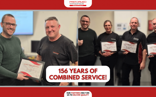 Celebrating our long-term service employees – 156 years combined service!