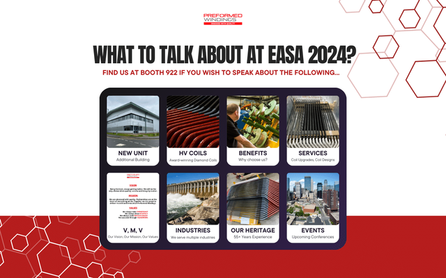 What to talk to Preformed Windings about at EASA 2024