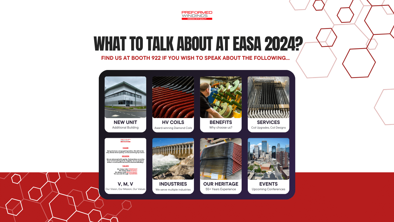 What to talk to Preformed Windings about at EASA 2024