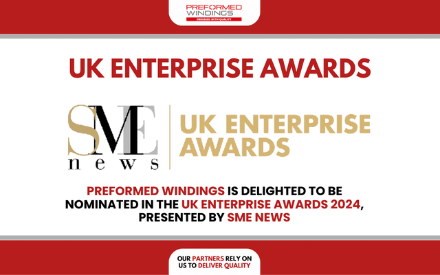Preformed Windings nominated in the UK Enterprise Awards 2024