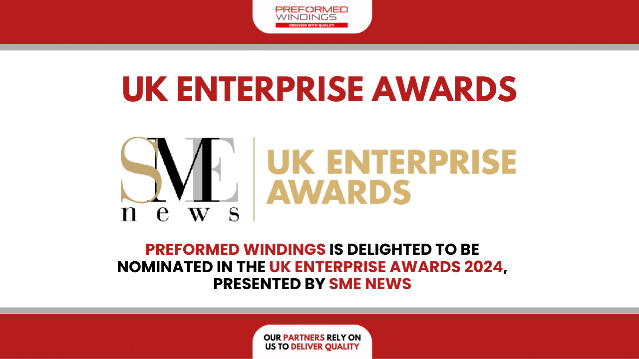 Preformed Windings nominated in the UK Enterprise Awards 2024