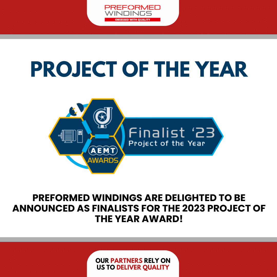 Preformed Windings announced as finalists for ‘Project of the Year’