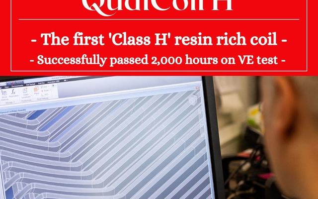 Preformed Windings launch QualCoil H, the first Class H resin rich coil specification