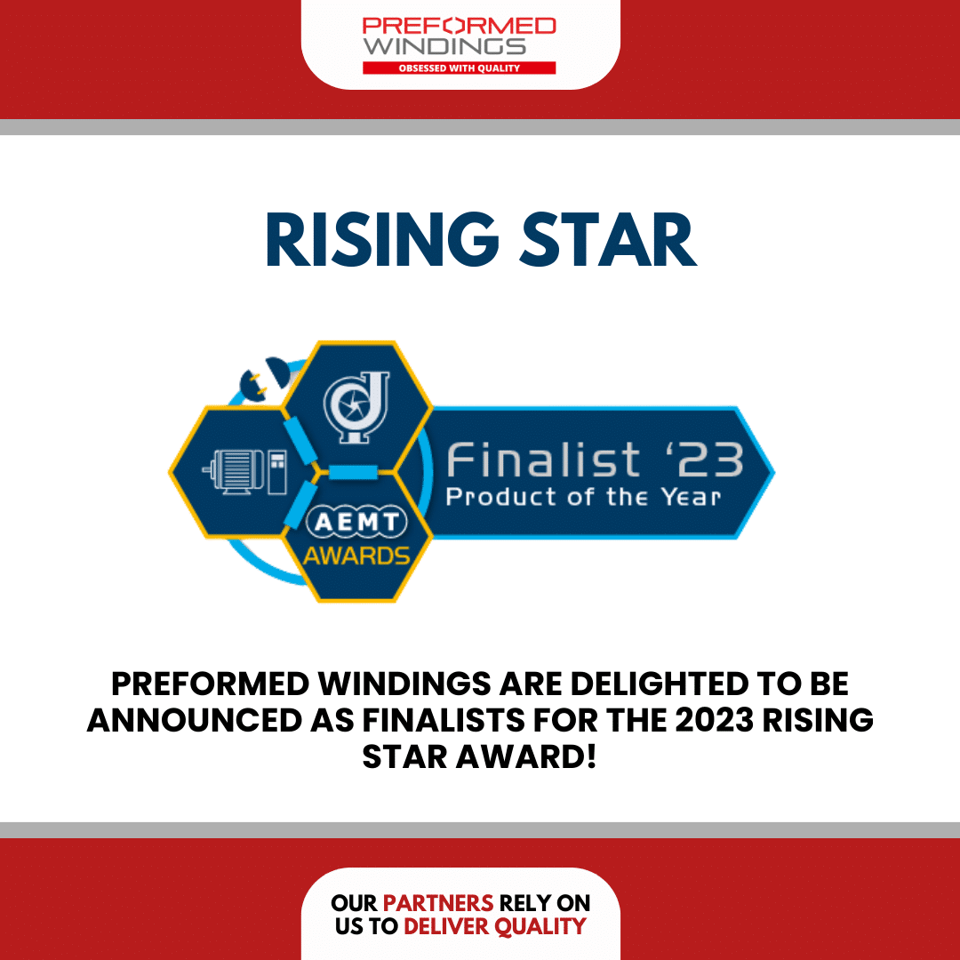 Preformed Windings announced as finalists for ‘Rising Star’