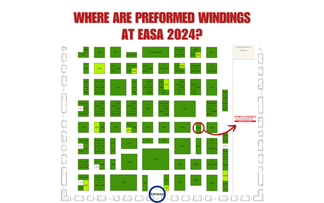 Where to find Preformed Windings at EASA 2024