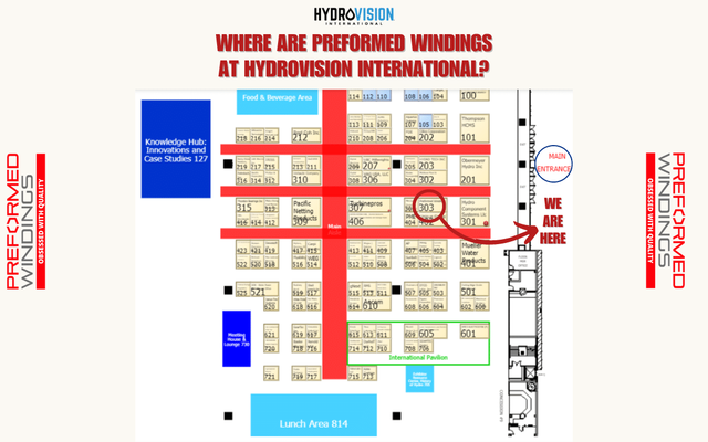Where are Preformed Windings at Hydrovision International 2024?