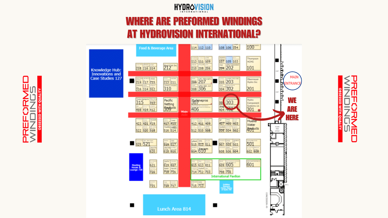 Where are Preformed Windings at Hydrovision International 2024?