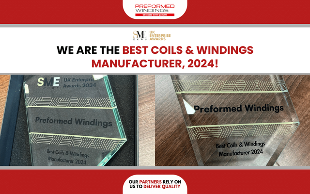Preformed Windings receive trophy for prestigious award