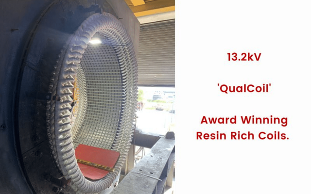QualCoil HV diamond coils at 13.2kV with excellent performance installed