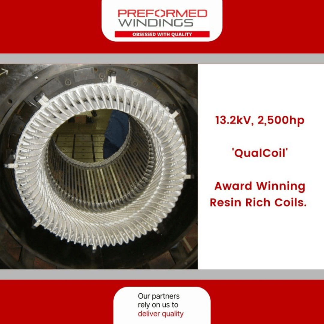 Yet another high-quality set of 13.2kV QualCoil B-stage installed