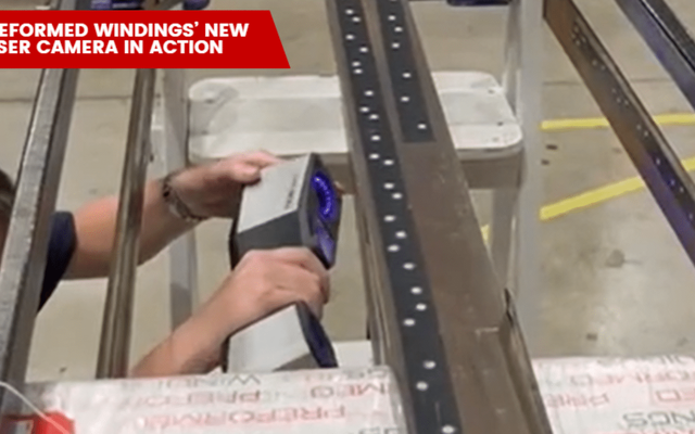Video of Preformed Windings’ new laser camera in action