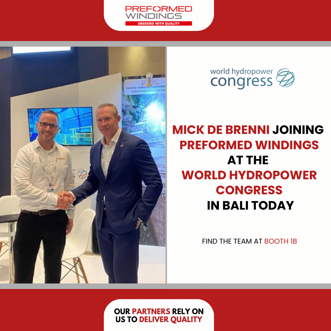 Mick de Brenni joins Preformed Windings at the World Hydropower Congress