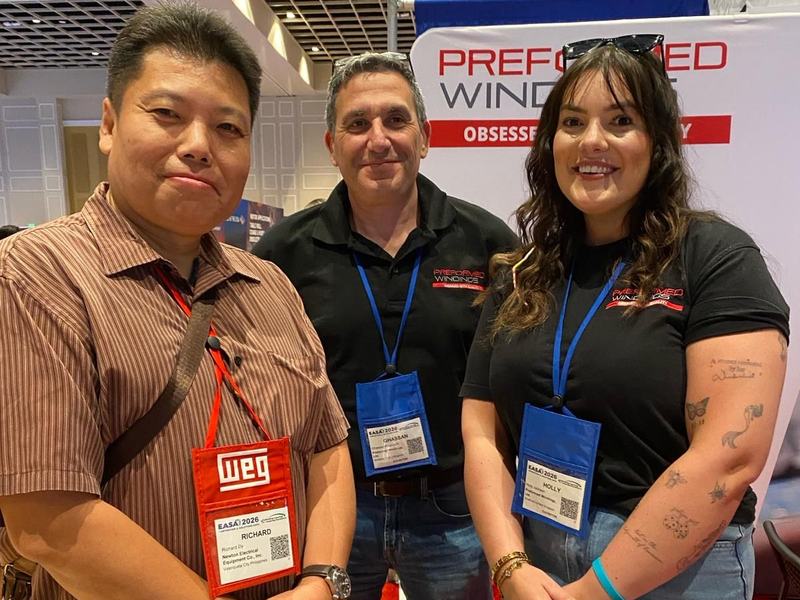 Preformed Windings booth at the EASA 2026 convention
