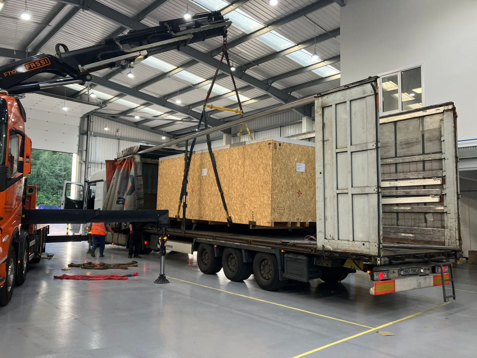 Another New Machine has Arrived at our New Factory!