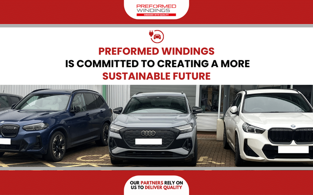 Preformed Windings helping create a more sustainable future with electric cars