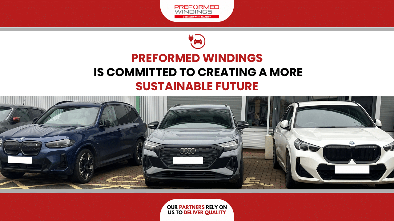 Preformed Windings helping create a more sustainable future with electric cars