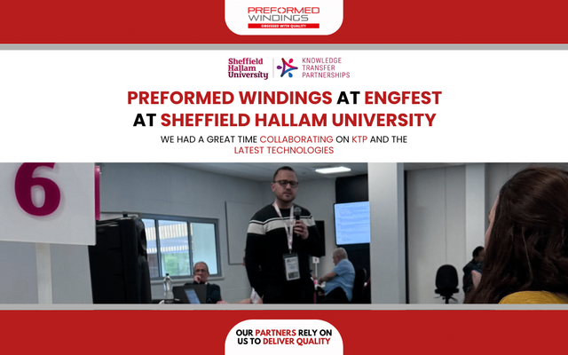 Preformed Windings collaborate with Sheffield Hallam University on KTP