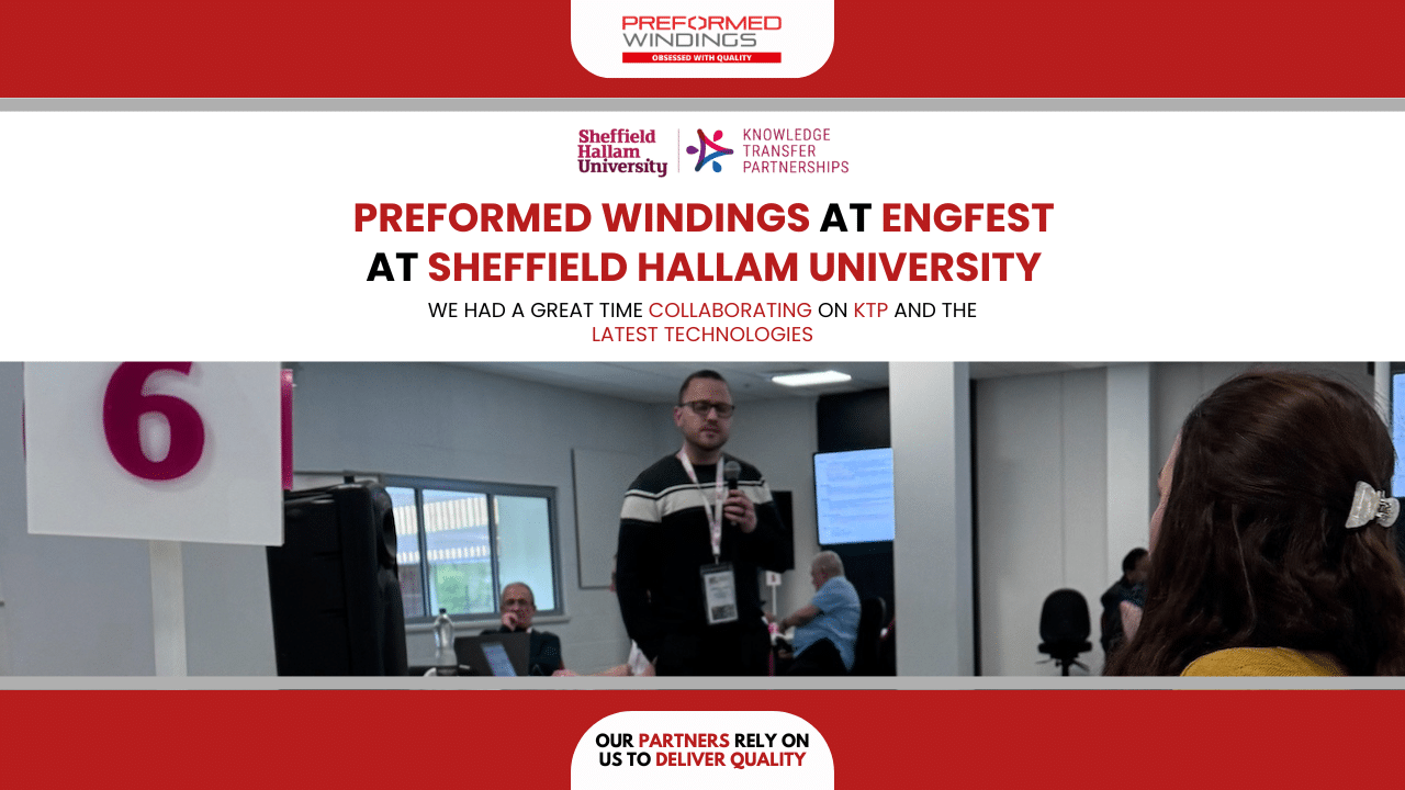 Preformed Windings collaborate with Sheffield Hallam University on KTP