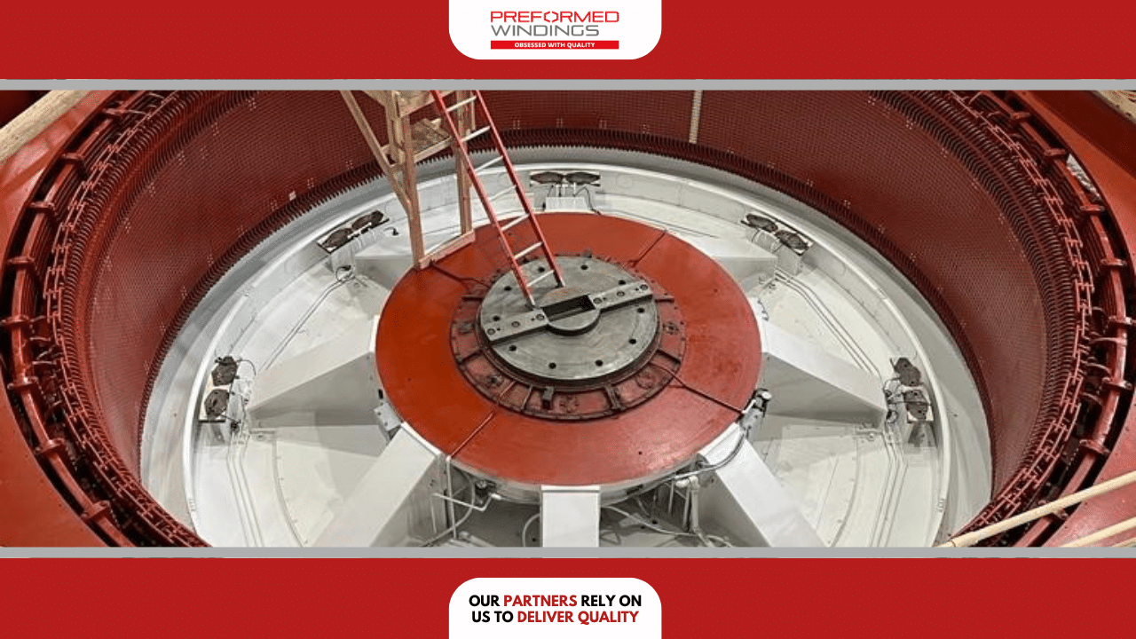 Another customer of Preformed Windings satisfied as B-stage resin-rich coils implemented into 90,000 MVA hydro machine
