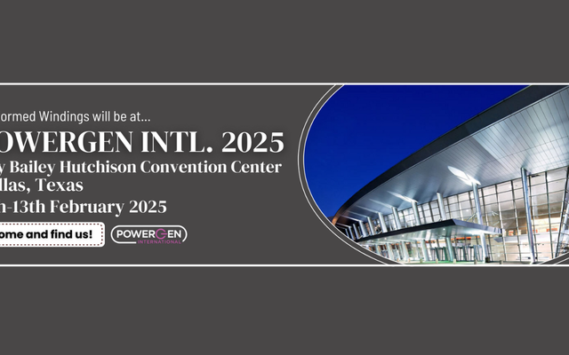 Preformed Windings will be attending POWERGEN International 2025