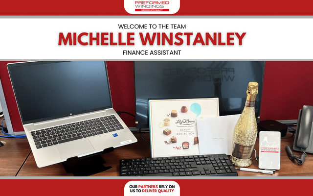 Preformed Windings welcome new finance assistant to the team