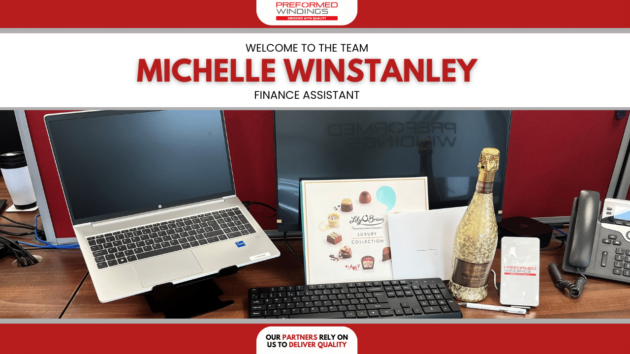 Preformed Windings welcome new finance assistant to the team