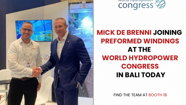 Mick de Brenni joins Preformed Windings at the World Hydropower Congress
